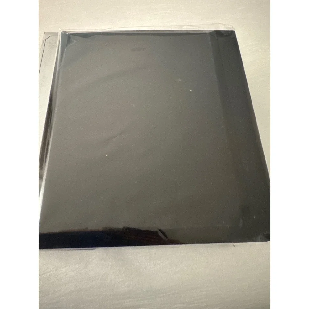 VTG 1988 Lacquered Photo Album Japanese Floral Black Red White Made in Taiwan
